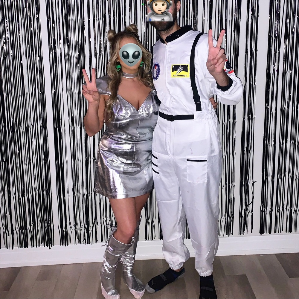 Costume, Space Cadet, Alien, Metallic